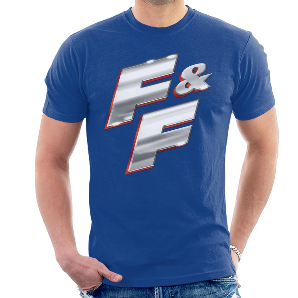 Fast and Furious FF Chrome Logo Men's T-Shirt-ALL + EVERY