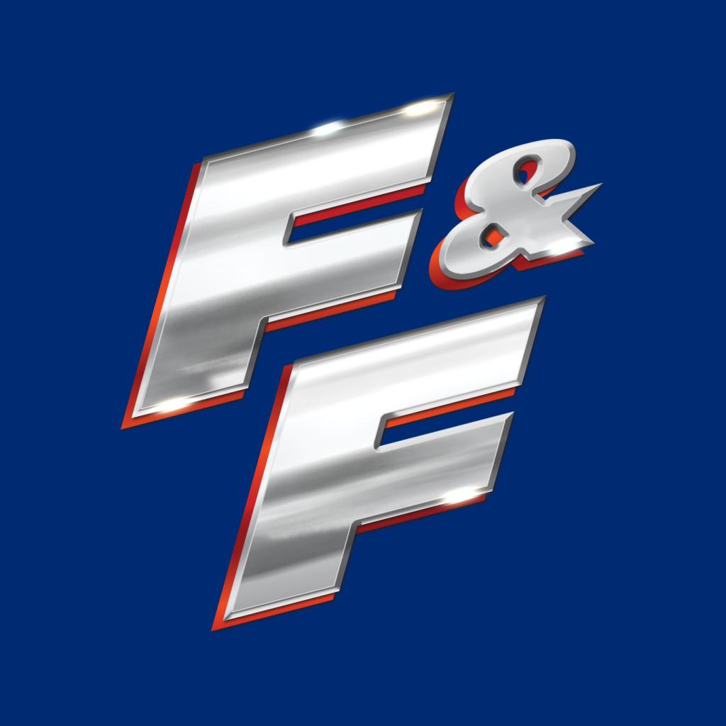 Fast and Furious FF Chrome Logo Men's T-Shirt-ALL + EVERY