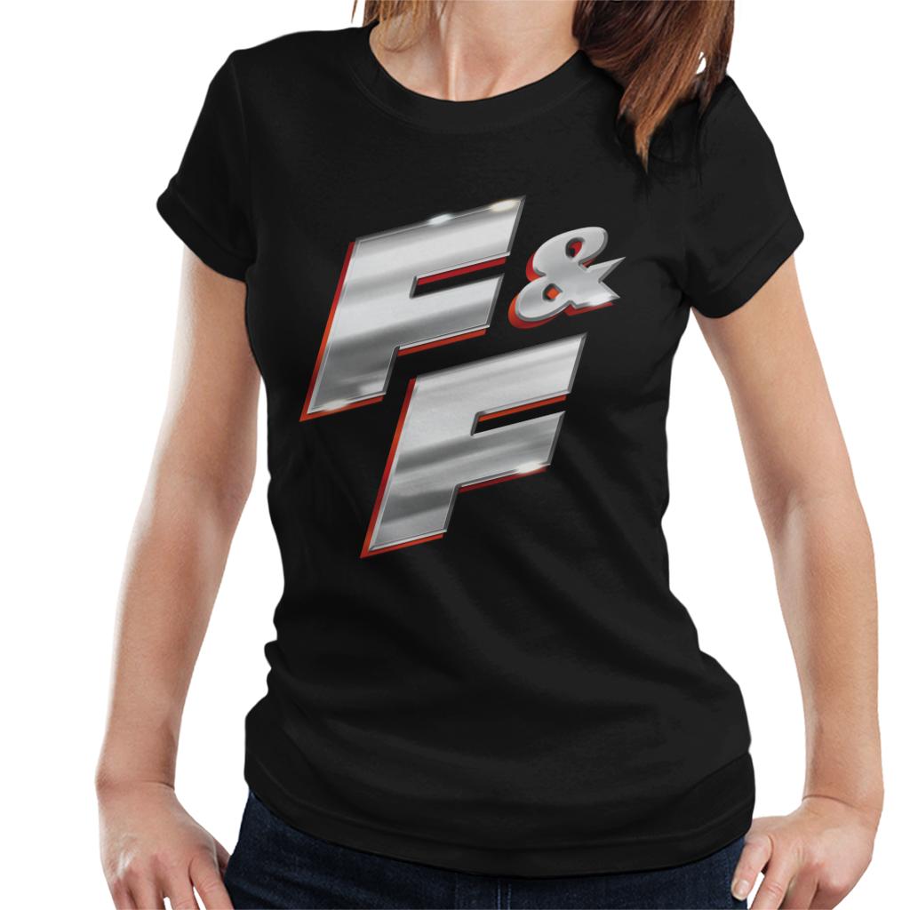 Fast and Furious FF Chrome Logo Women's T-Shirt-ALL + EVERY