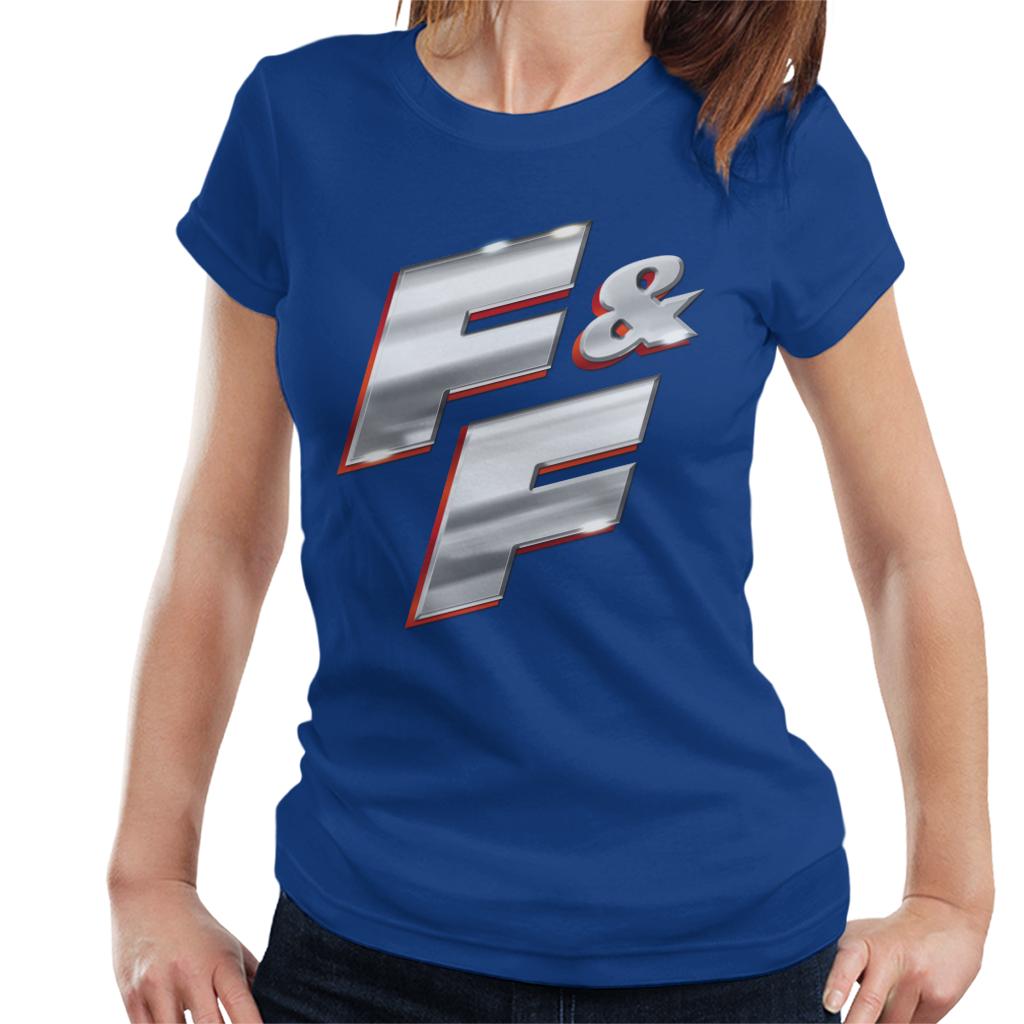 Fast and Furious FF Chrome Logo Women's T-Shirt-ALL + EVERY