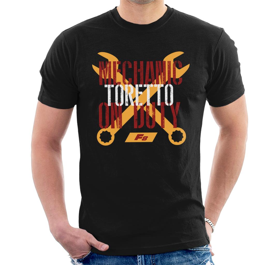 The Fast and The Furious Mechanic Toretto On Duty Men's T-Shirt-ALL + EVERY