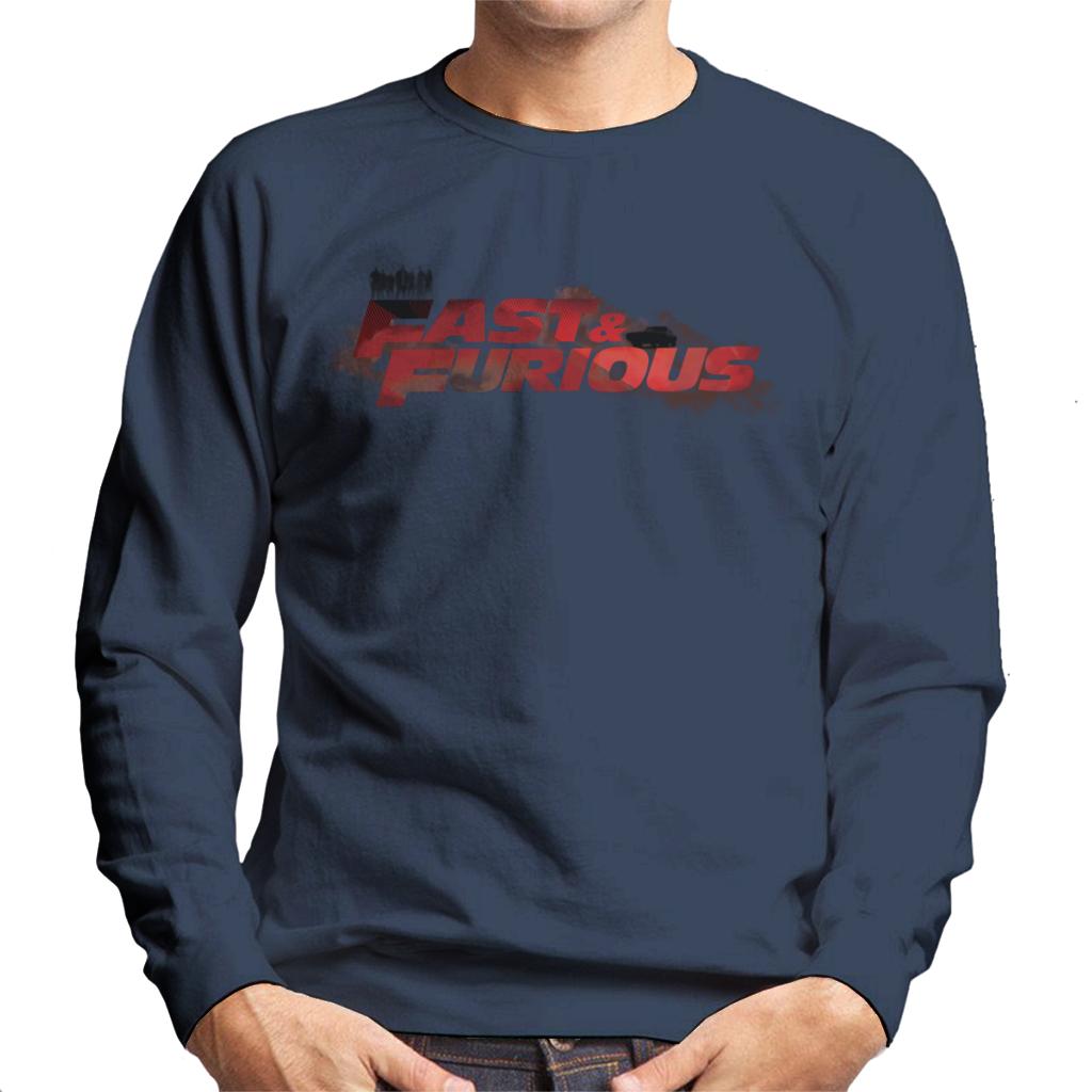 The Fast and The Furious Smoky Red Logo Men's Sweatshirt-ALL + EVERY