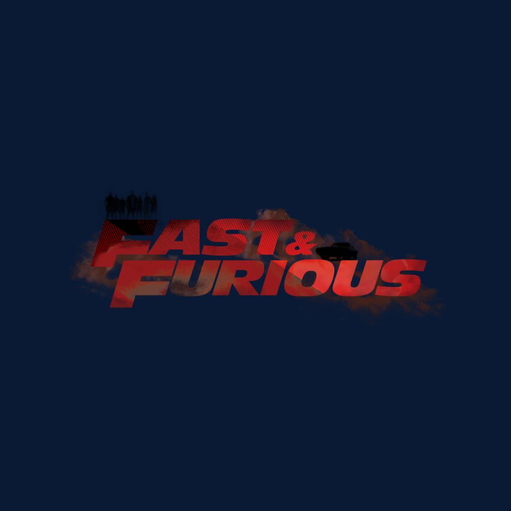 The Fast and The Furious Smoky Red Logo Men's Hooded Sweatshirt-ALL + EVERY