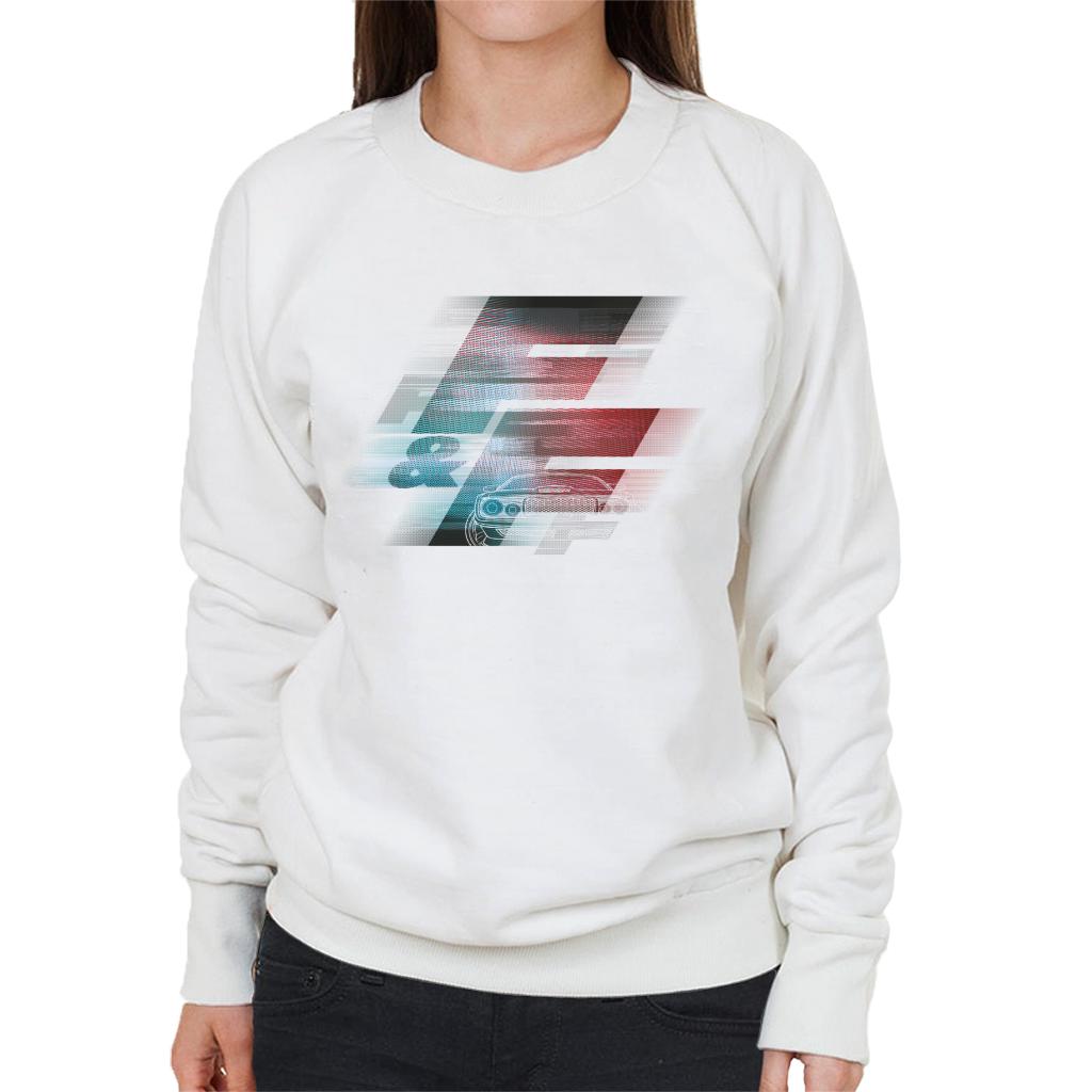 The Fast and The Furious Blurred Logo Women's Sweatshirt-ALL + EVERY