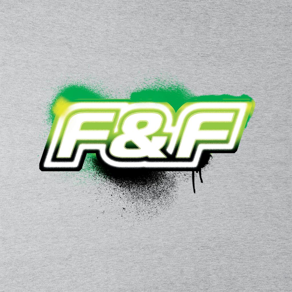 The Fast and The Furious Green Spray Logo Men's T-Shirt-ALL + EVERY