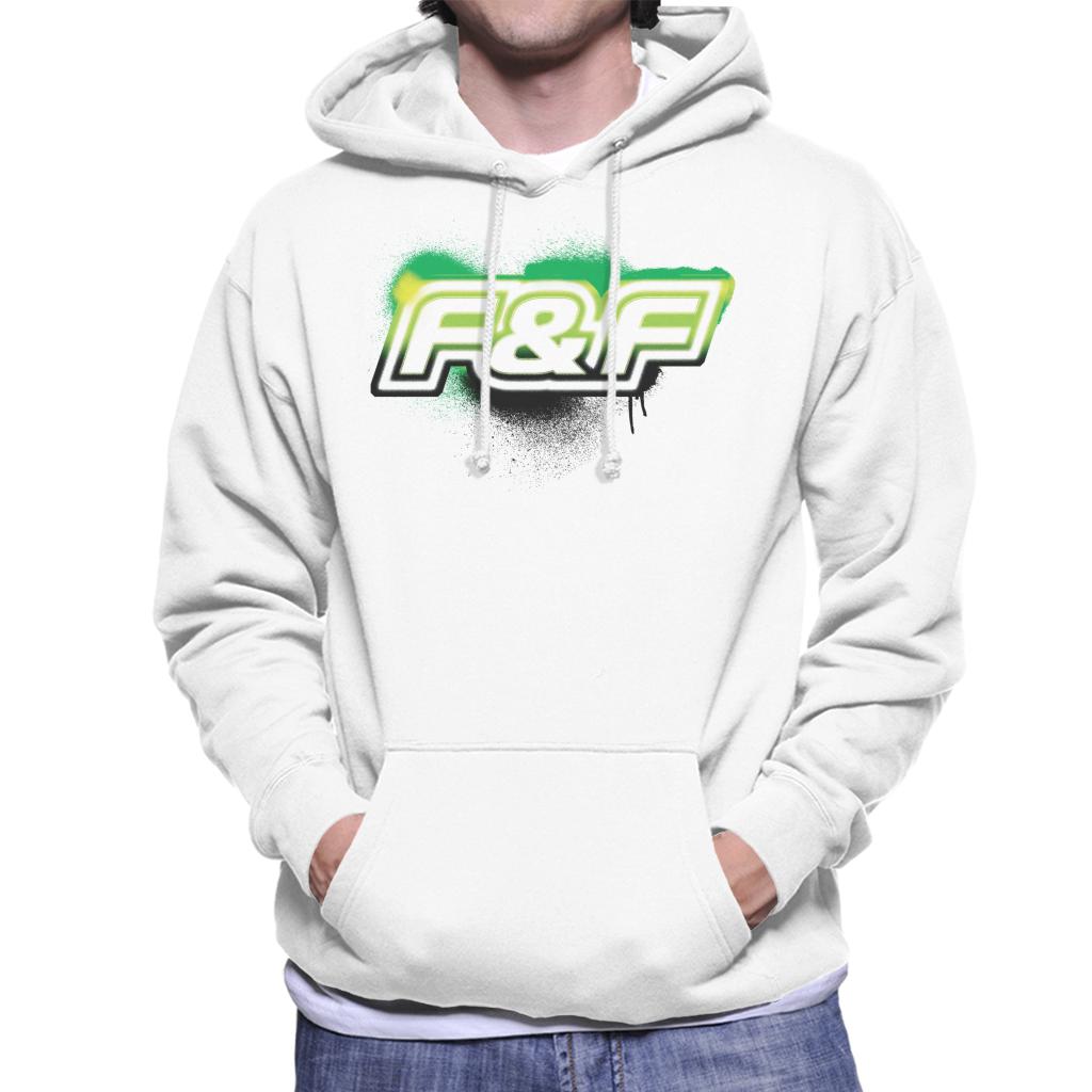 The Fast and The Furious Green Spray Logo Men's Hooded Sweatshirt-ALL + EVERY