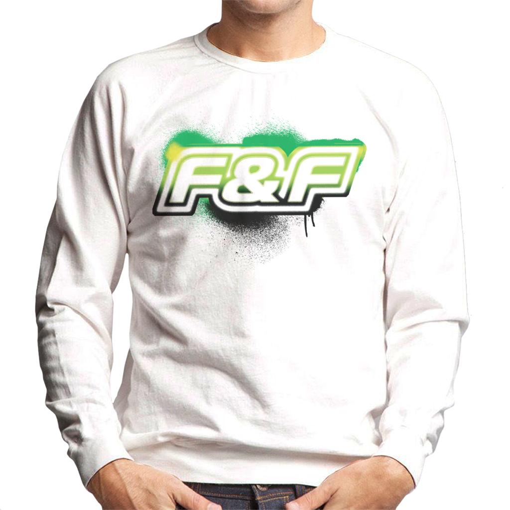 The Fast and The Furious Green Spray Logo Men's Sweatshirt-ALL + EVERY