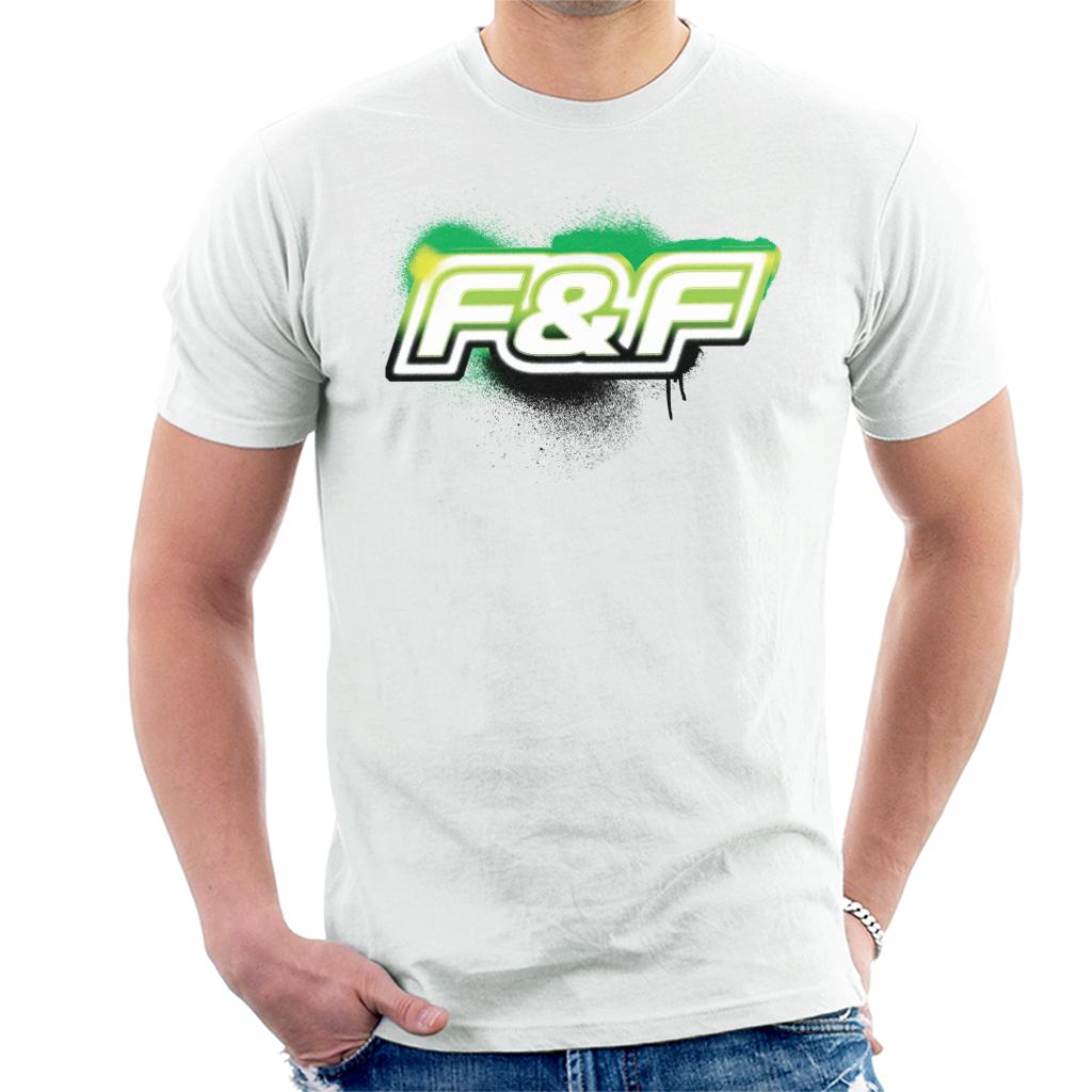 The Fast and The Furious Green Spray Logo Men's T-Shirt-ALL + EVERY