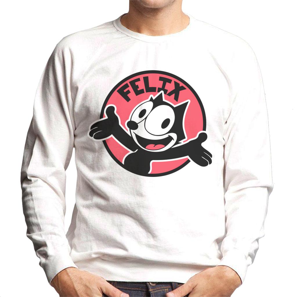 Felix The Cat Excited Face Men's Sweatshirt-ALL + EVERY