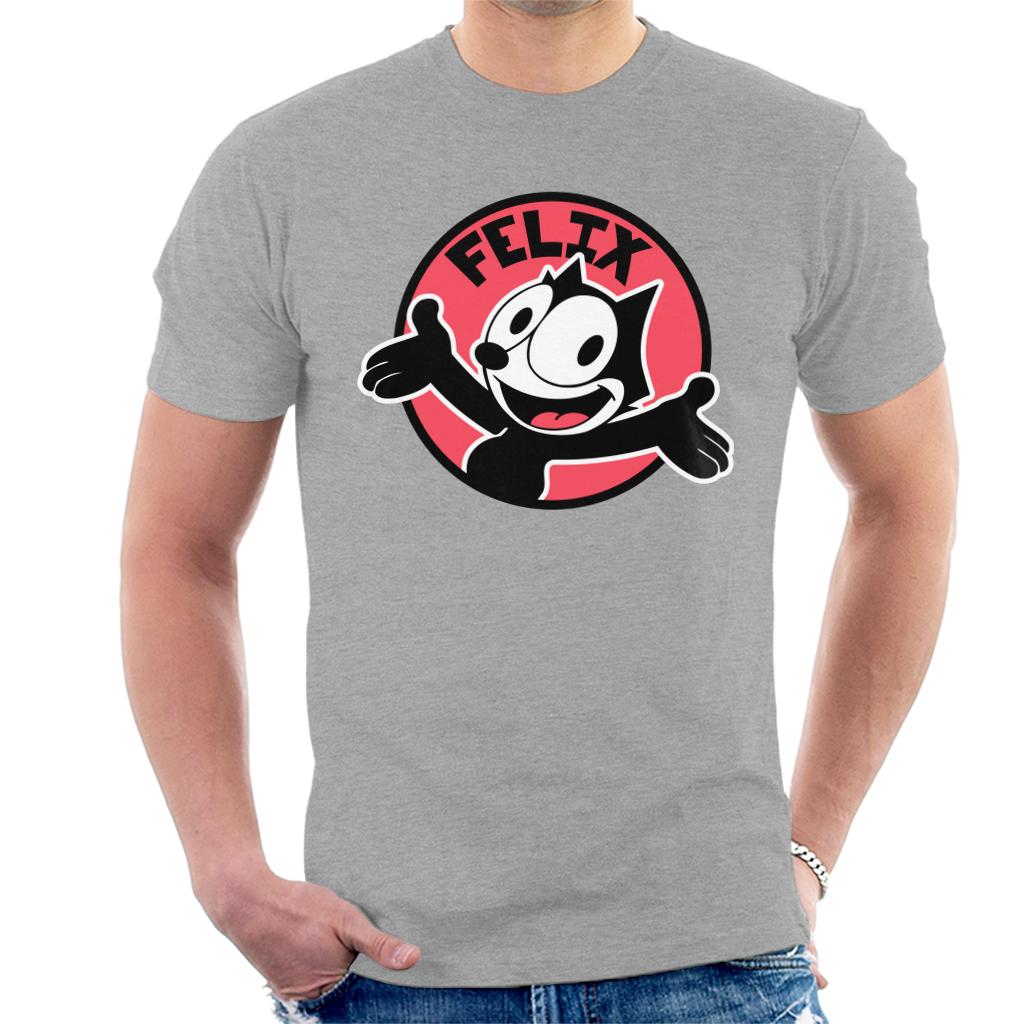 Felix The Cat Excited Face Men's T-Shirt-ALL + EVERY