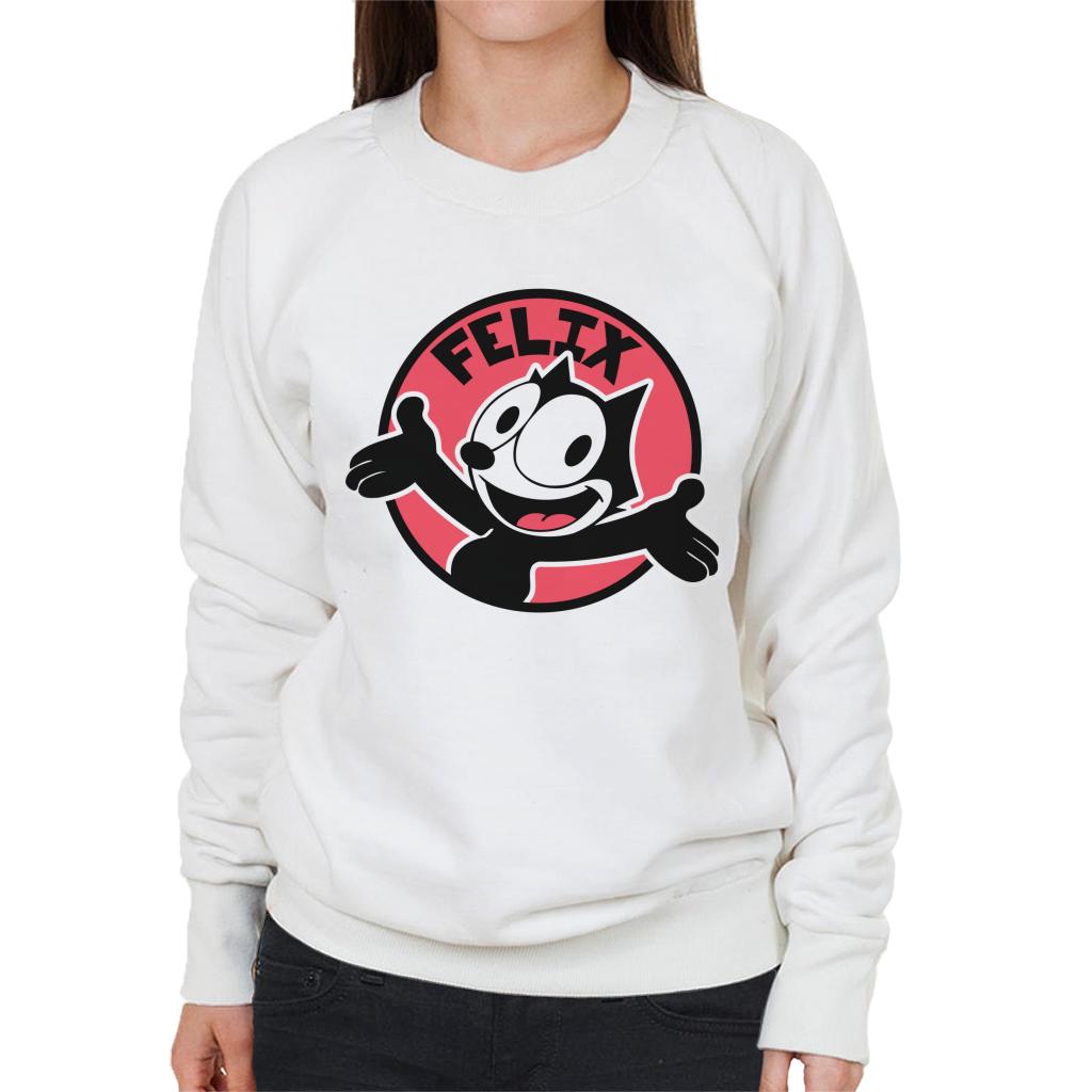 Felix The Cat Excited Face Women's Sweatshirt-ALL + EVERY