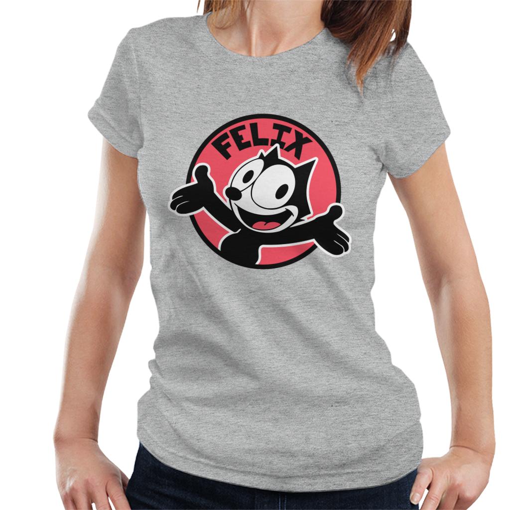 Felix The Cat Excited Face Women's T-Shirt-ALL + EVERY