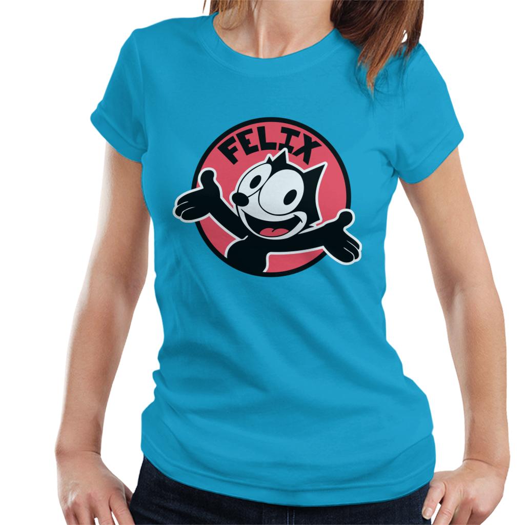 Felix The Cat Excited Face Women's T-Shirt-ALL + EVERY