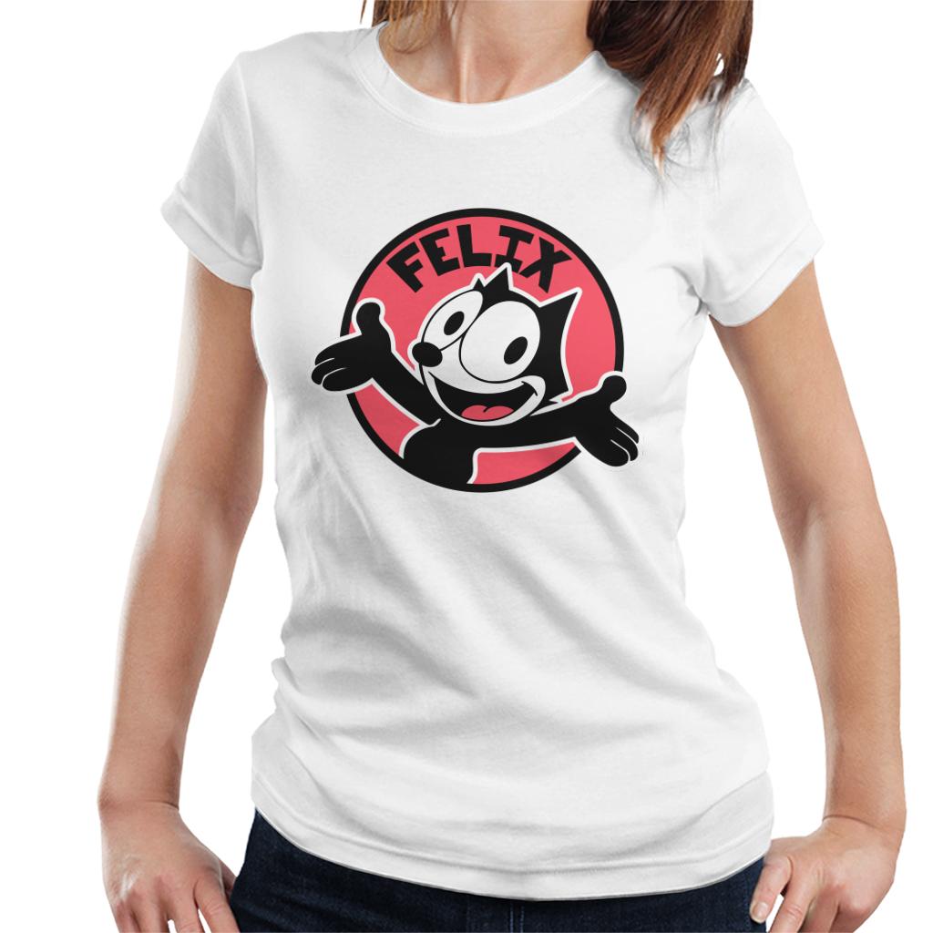 Felix The Cat Excited Face Women's T-Shirt-ALL + EVERY