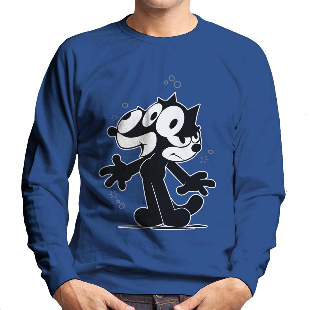 Felix The Cat Full Of Emotions Men's Sweatshirt-ALL + EVERY