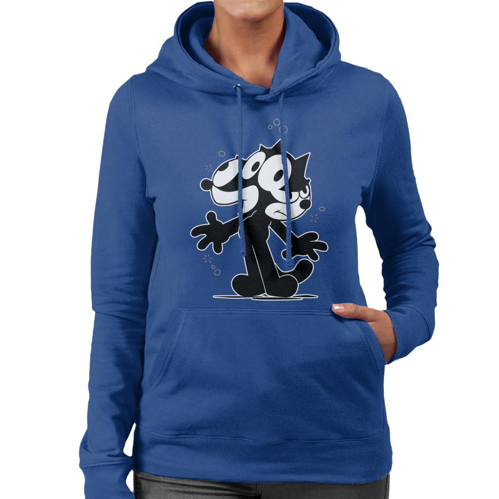 Felix The Cat Full Of Emotions Women's Hooded Sweatshirt-ALL + EVERY