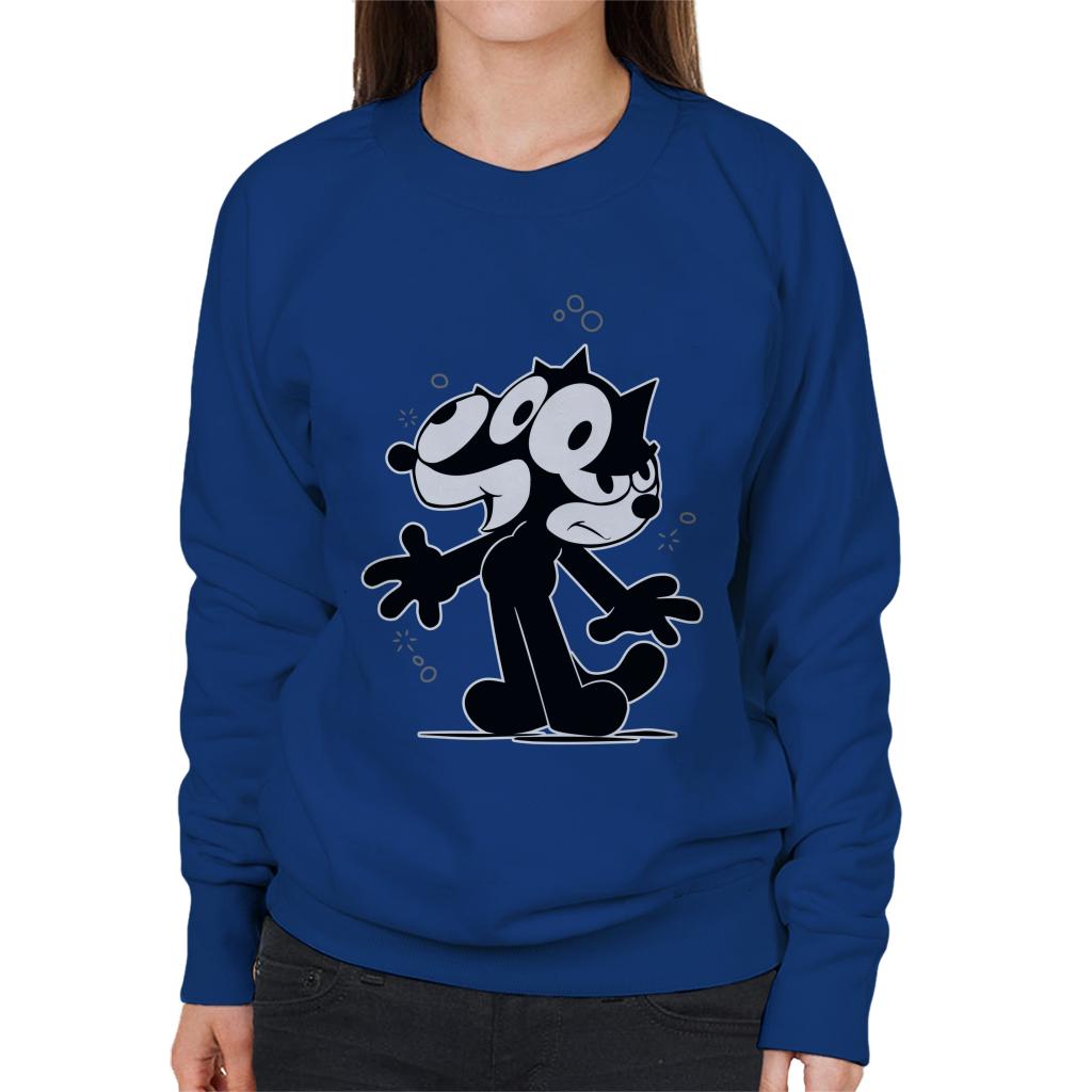 Felix The Cat Full Of Emotions Women's Sweatshirt-ALL + EVERY