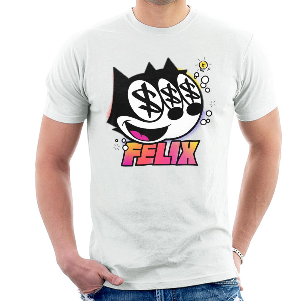 Felix The Cat Dollar Sign Men's T-Shirt-ALL + EVERY