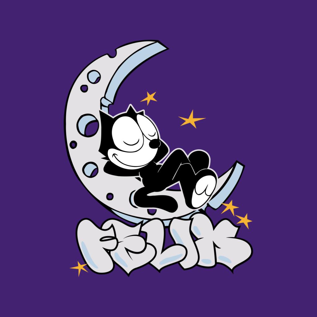 Felix The Cat Sleeping On The Moon Women's T-Shirt-ALL + EVERY