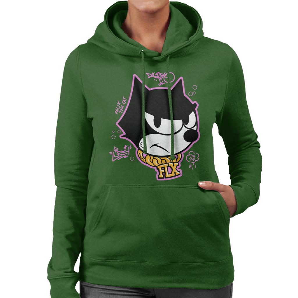 Felix The Cat The OG Women's Hooded Sweatshirt-ALL + EVERY