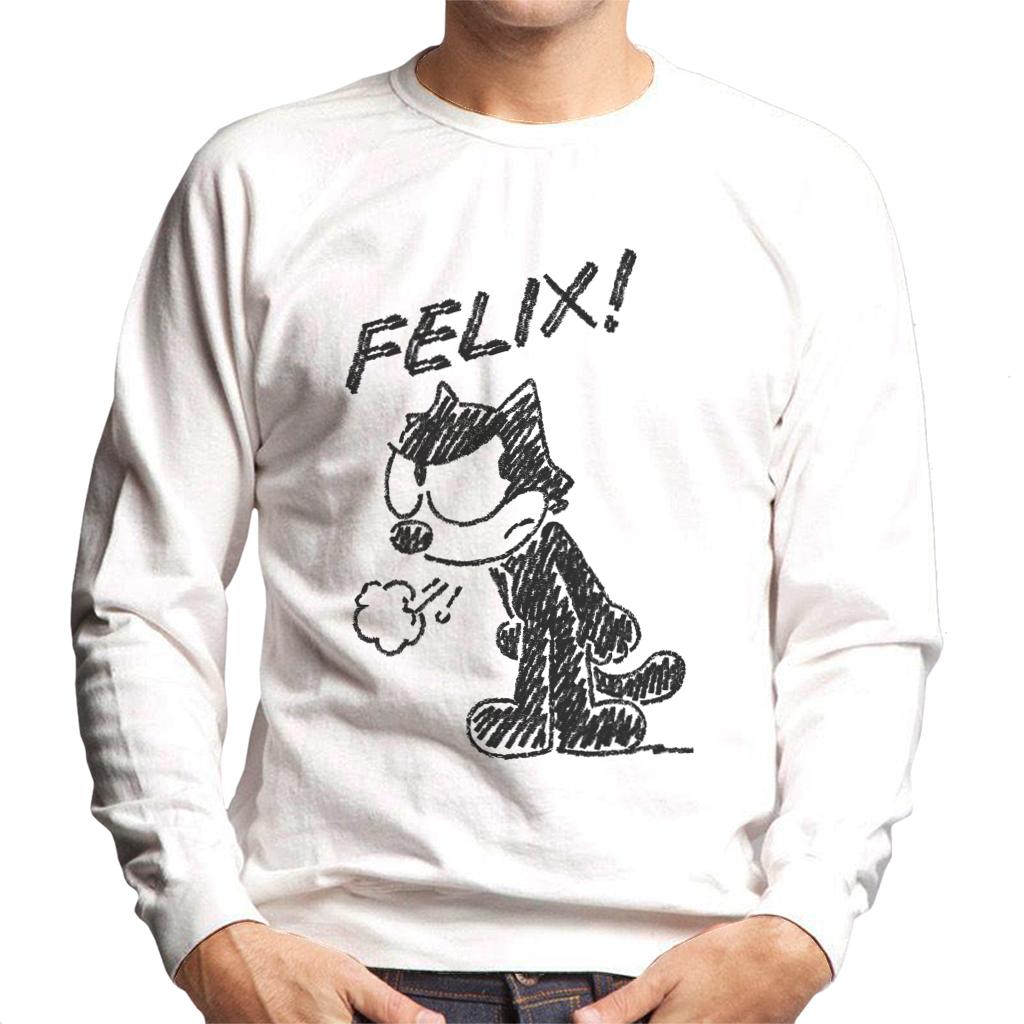 Felix The Cat Angry Men's Sweatshirt-ALL + EVERY