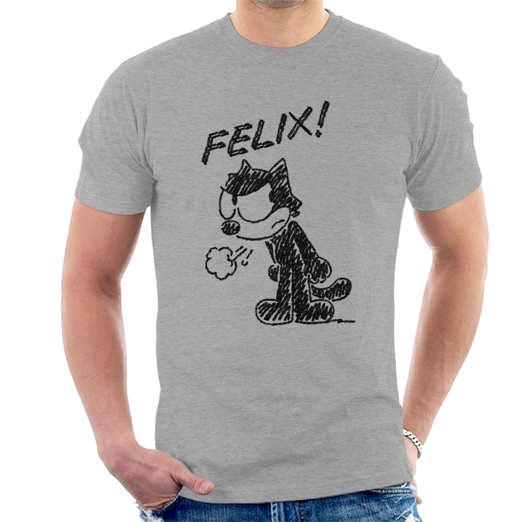 Felix The Cat Angry Men's T-Shirt-ALL + EVERY