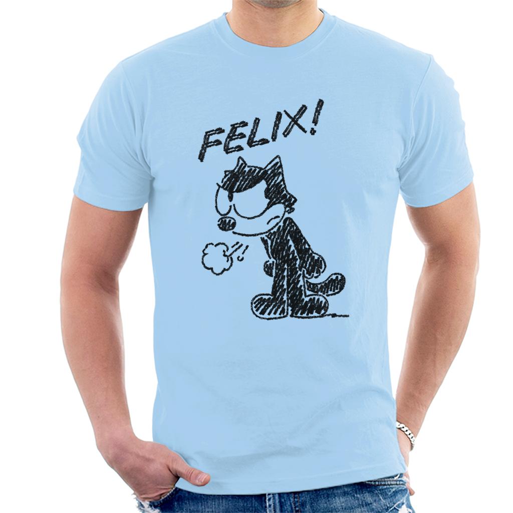 Felix The Cat Angry Men's T-Shirt-ALL + EVERY