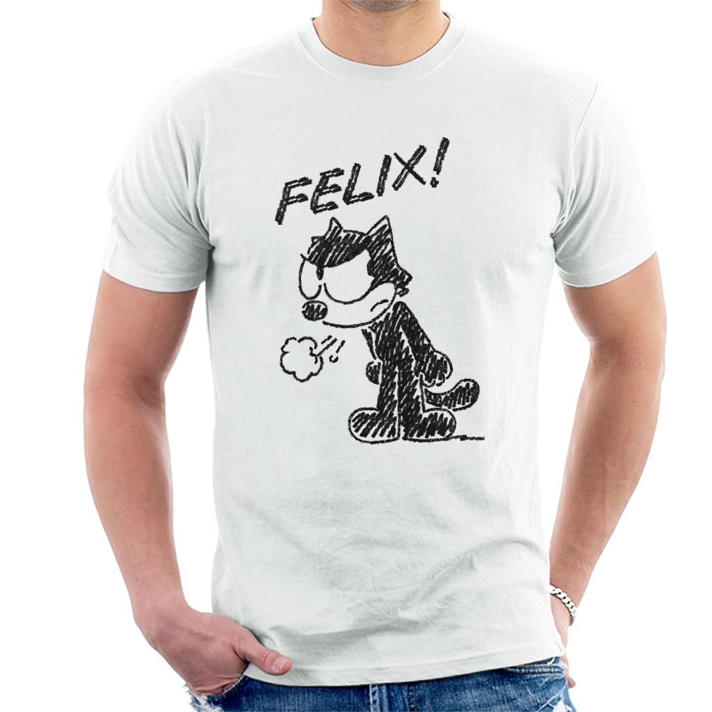 Felix The Cat Angry Men's T-Shirt-ALL + EVERY