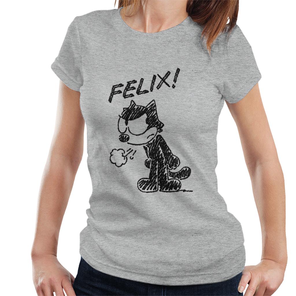 Felix The Cat Angry Women's T-Shirt-ALL + EVERY