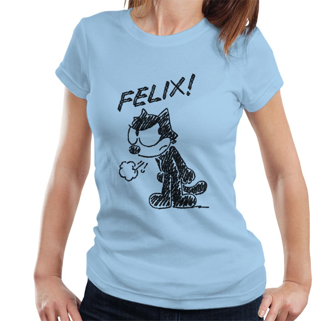 Felix The Cat Angry Women's T-Shirt-ALL + EVERY