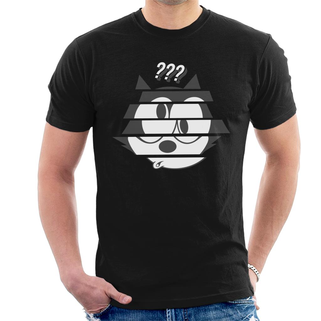 Felix The Cat Confused Face Men's T-Shirt-ALL + EVERY