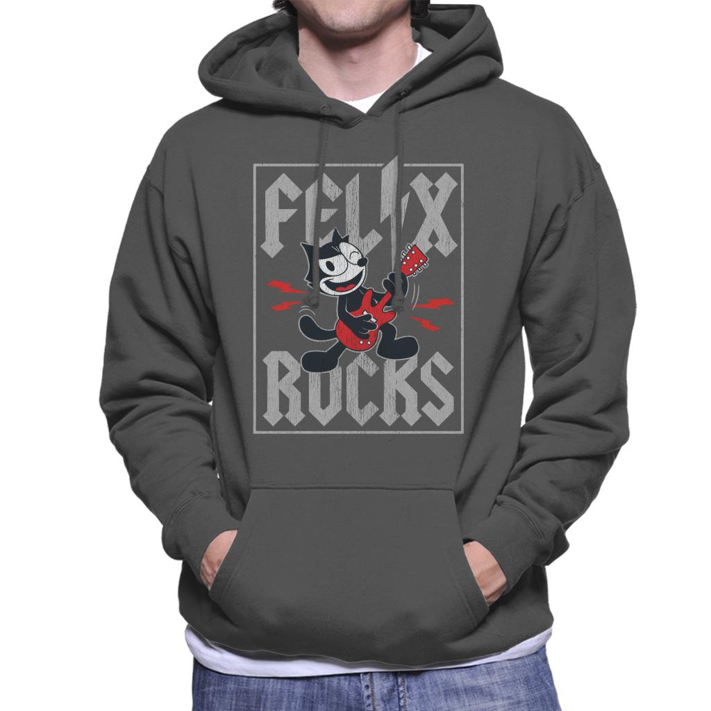 Felix The Cat The Rock Star Men's Hooded Sweatshirt-ALL + EVERY