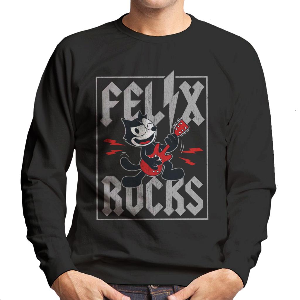 Felix The Cat The Rock Star Men's Sweatshirt-ALL + EVERY