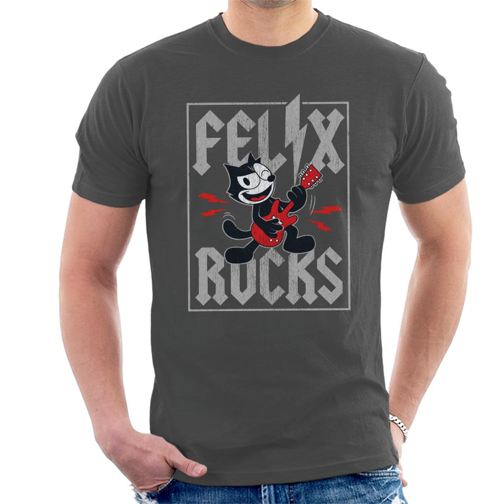 Felix The Cat The Rock Star Men's T-Shirt-ALL + EVERY