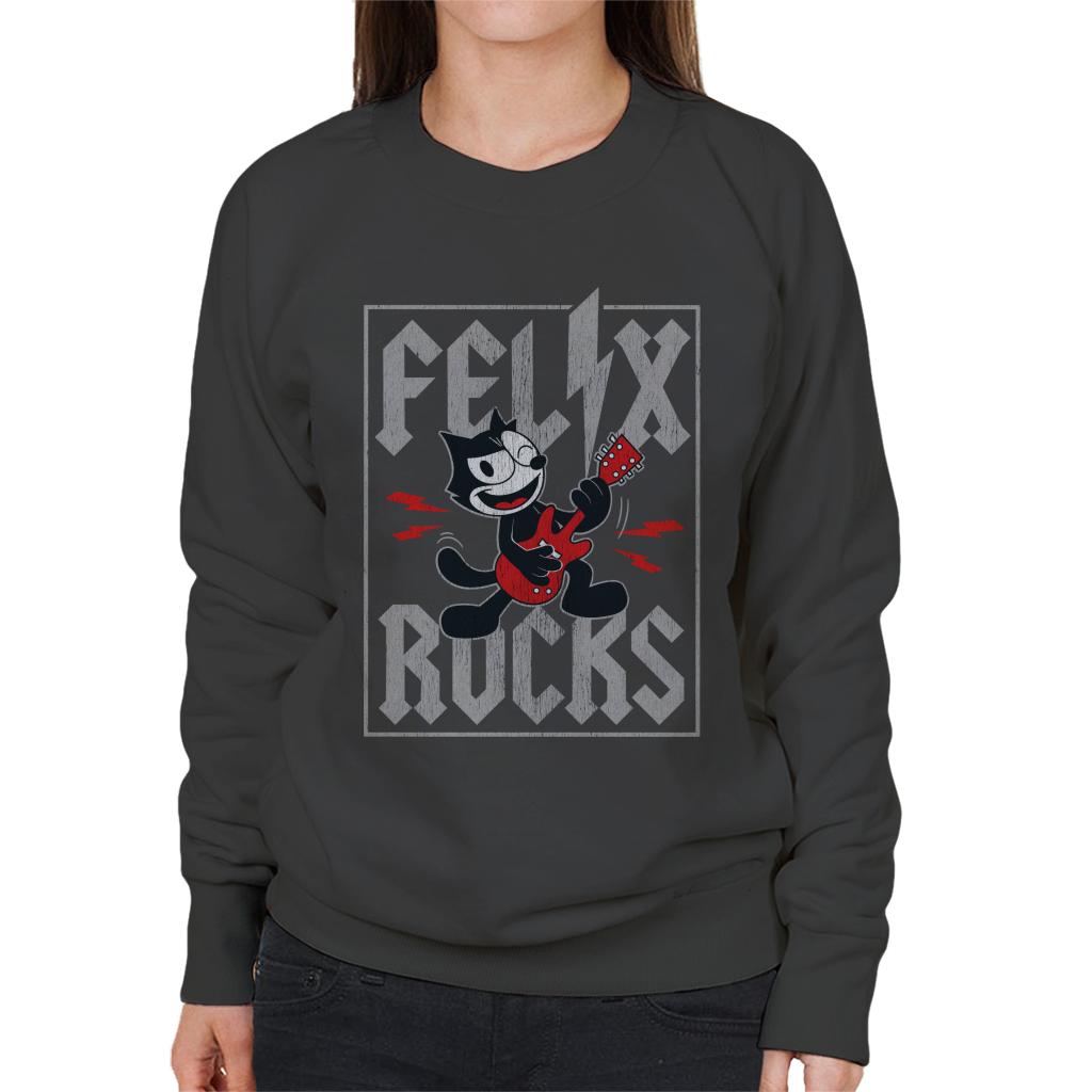 Felix The Cat The Rock Star Women's Sweatshirt-ALL + EVERY