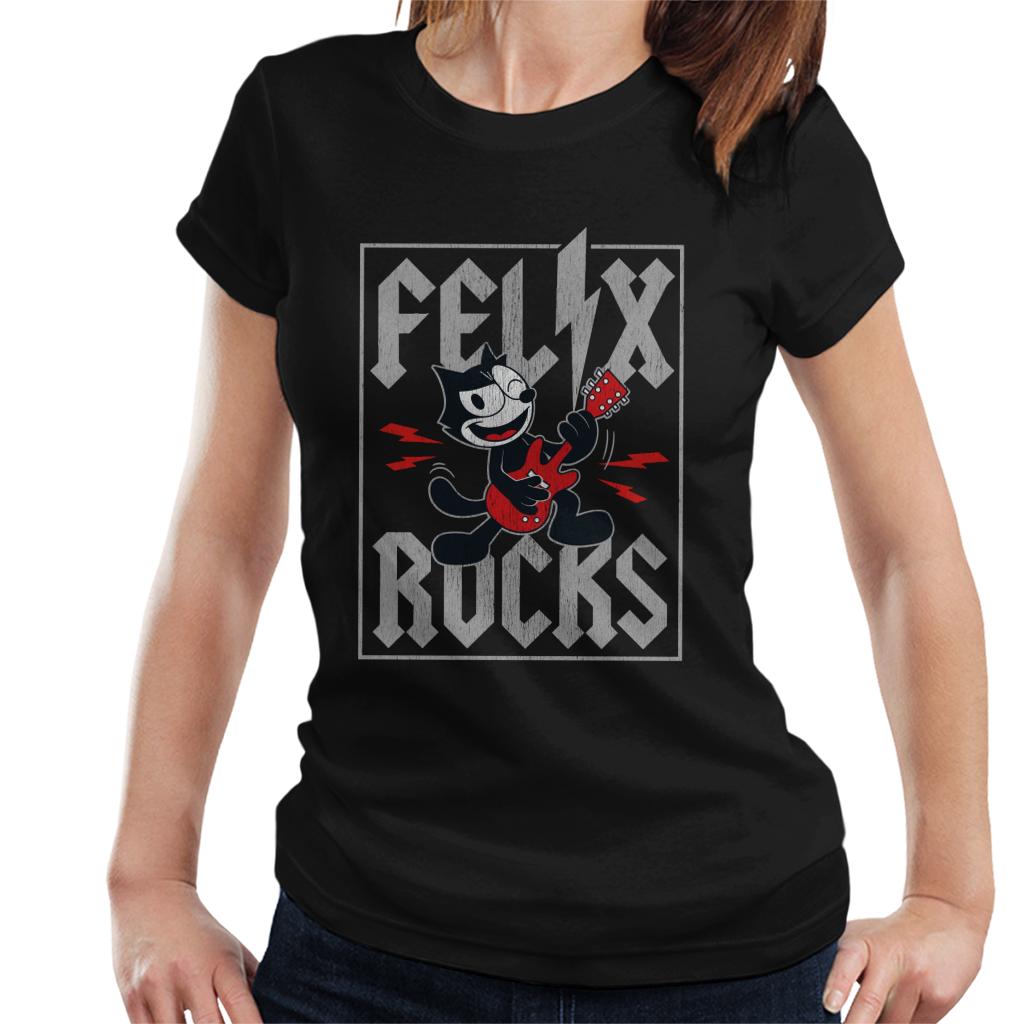 Felix The Cat The Rock Star Women's T-Shirt-ALL + EVERY