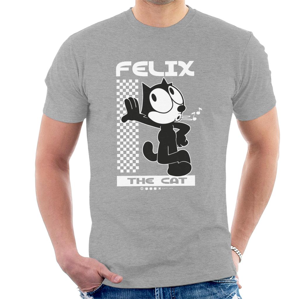 Felix The Cat Leaning Men's T-Shirt-ALL + EVERY