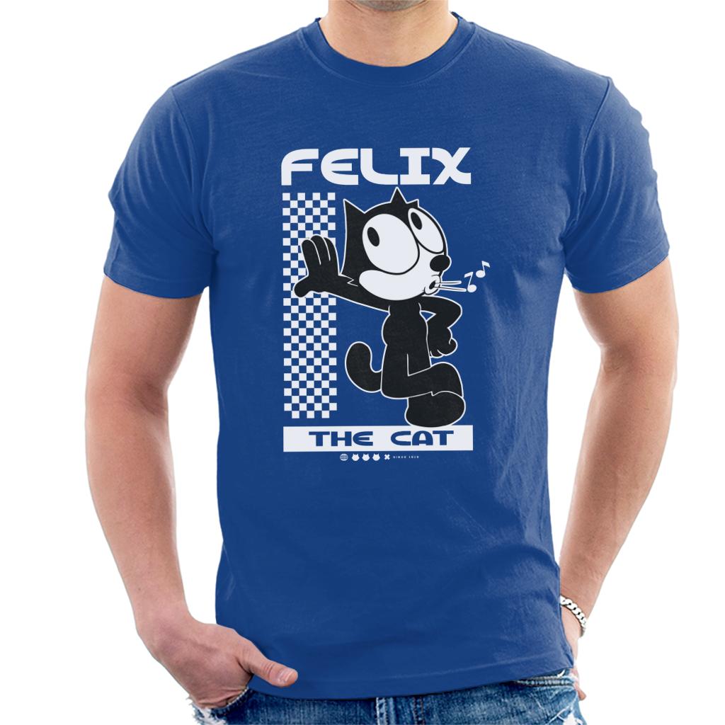 Felix The Cat Leaning Men's T-Shirt-ALL + EVERY