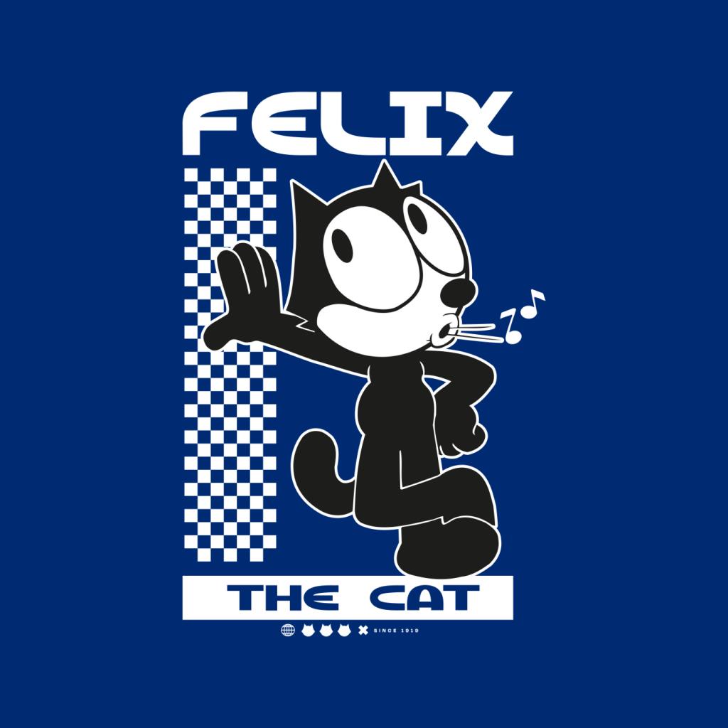 Felix The Cat Leaning Men's T-Shirt-ALL + EVERY