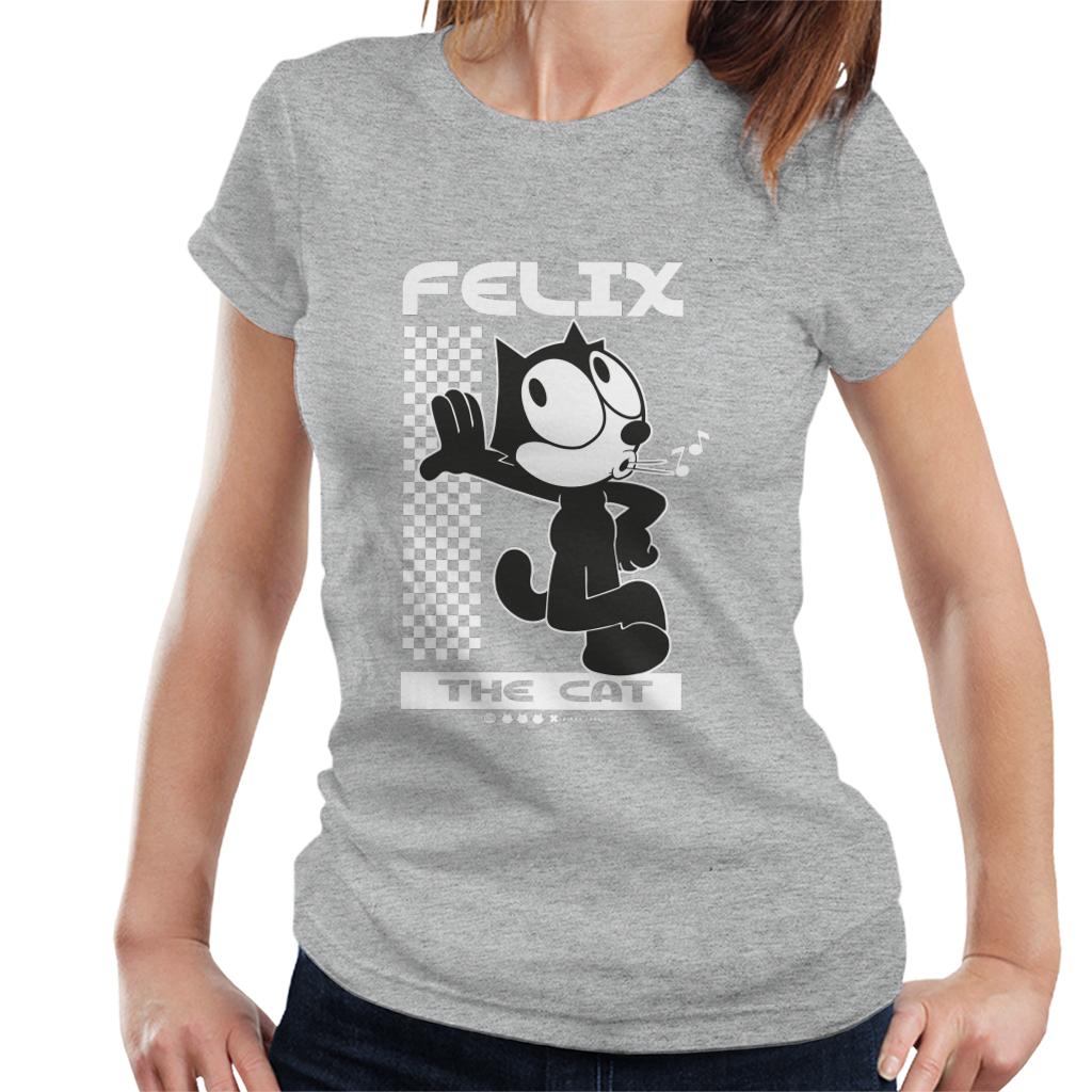 Felix The Cat Leaning Women's T-Shirt-ALL + EVERY