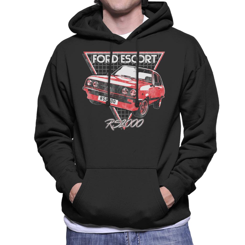 Ford Escort RS2000 Men's Hooded Sweatshirt-ALL + EVERY