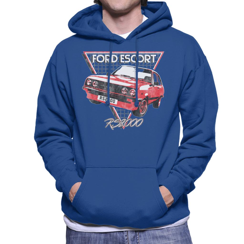 Ford Escort RS2000 Men's Hooded Sweatshirt-ALL + EVERY