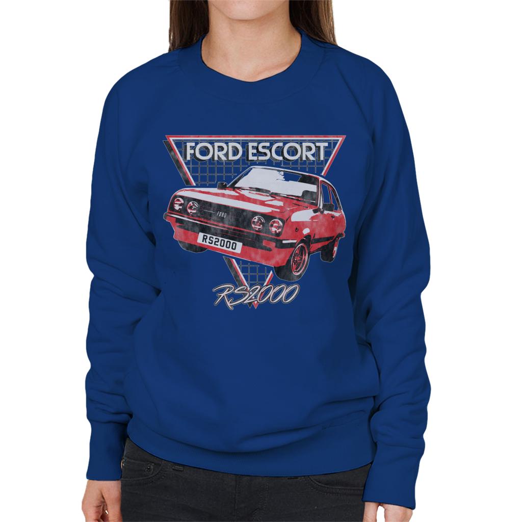 Ford Escort RS2000 Women's Sweatshirt-ALL + EVERY