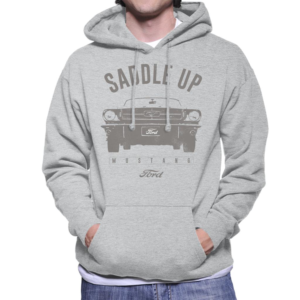 Ford Mustang Saddle Up Men's Hooded Sweatshirt-ALL + EVERY