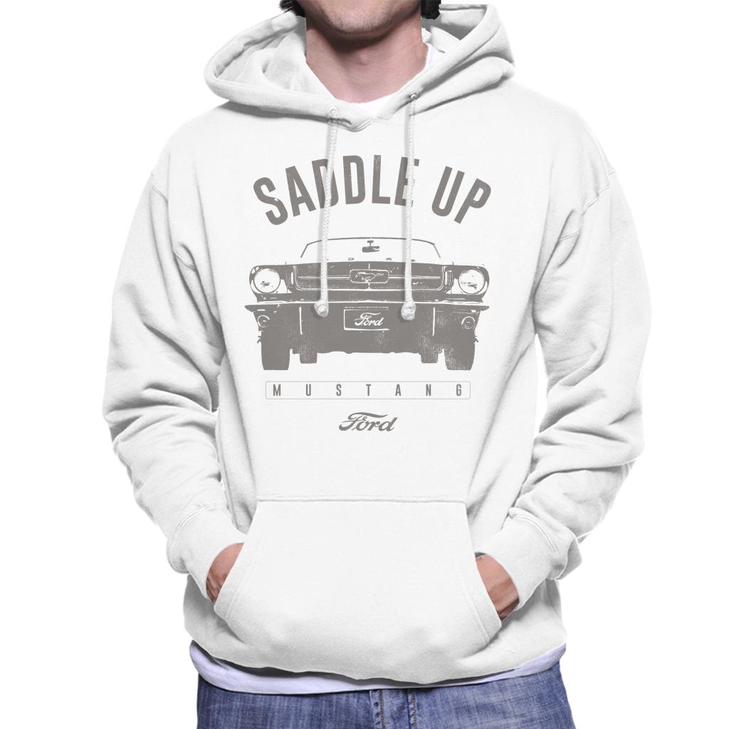 Ford Mustang Saddle Up Men's Hooded Sweatshirt-ALL + EVERY