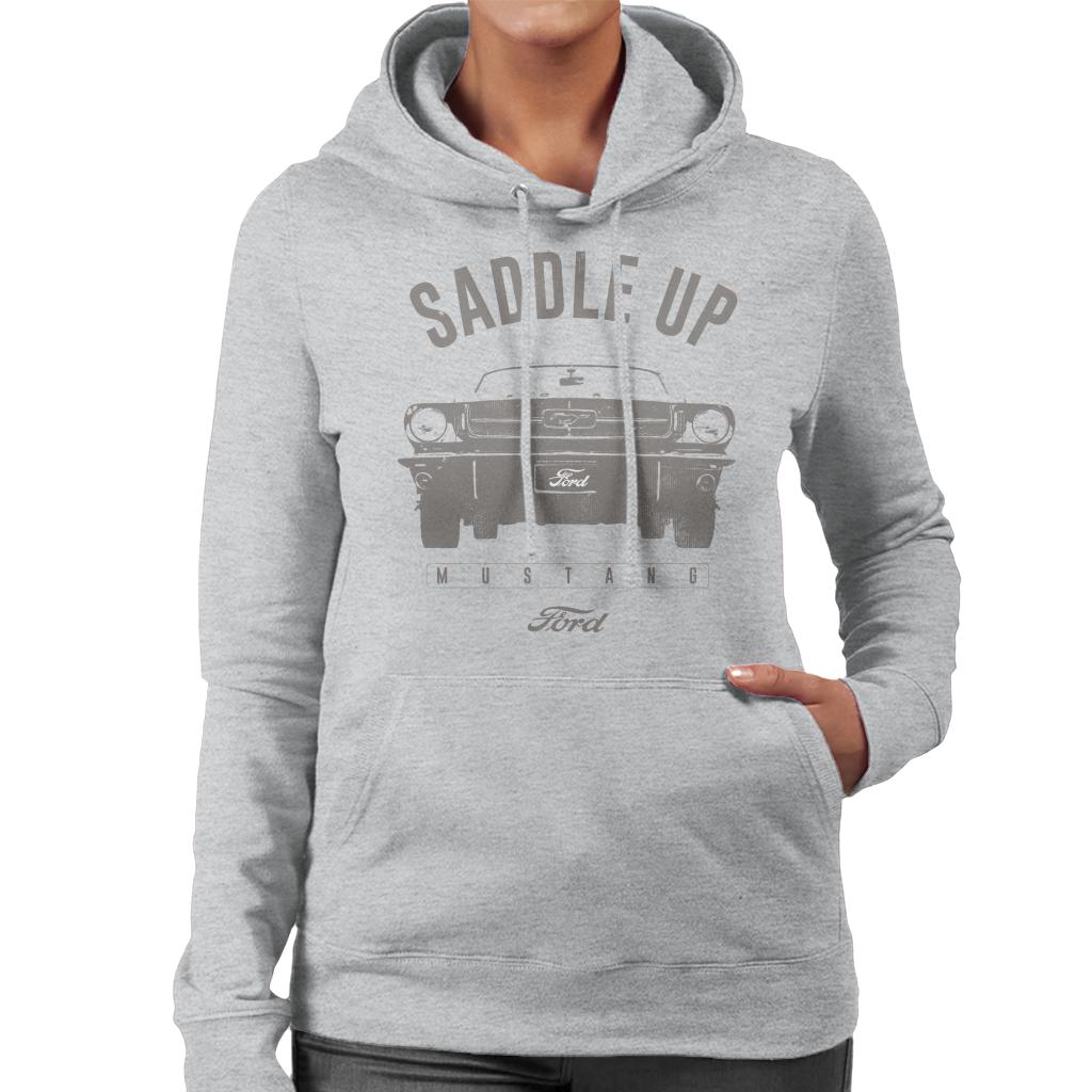 Ford Mustang Saddle Up Women's Hooded Sweatshirt-ALL + EVERY