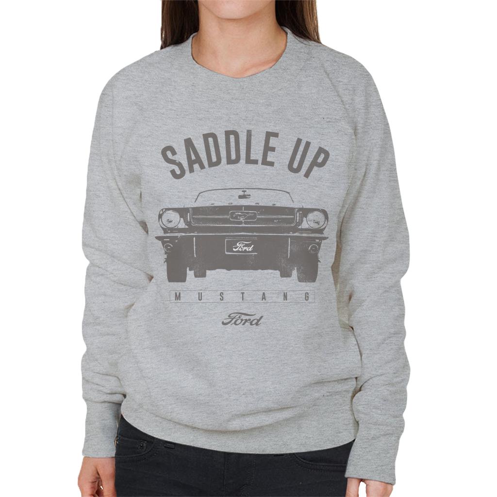 Ford Mustang Saddle Up Women's Sweatshirt-ALL + EVERY