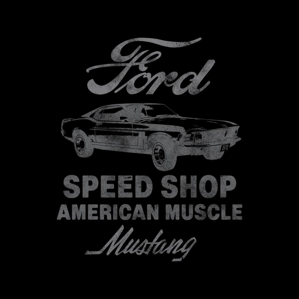 Ford Mustang Speed Shop American Muscle Men's T-Shirt-ALL + EVERY