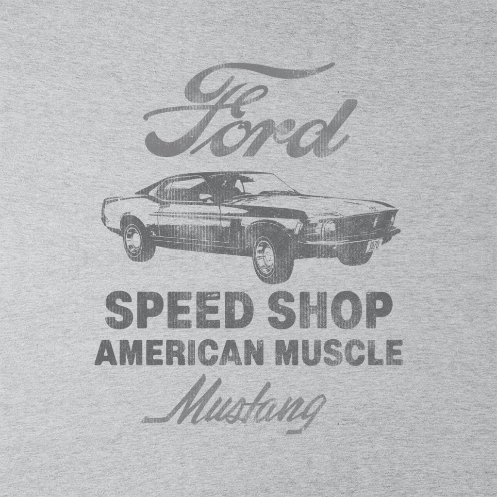 Ford Mustang Speed Shop American Muscle Men's T-Shirt-ALL + EVERY