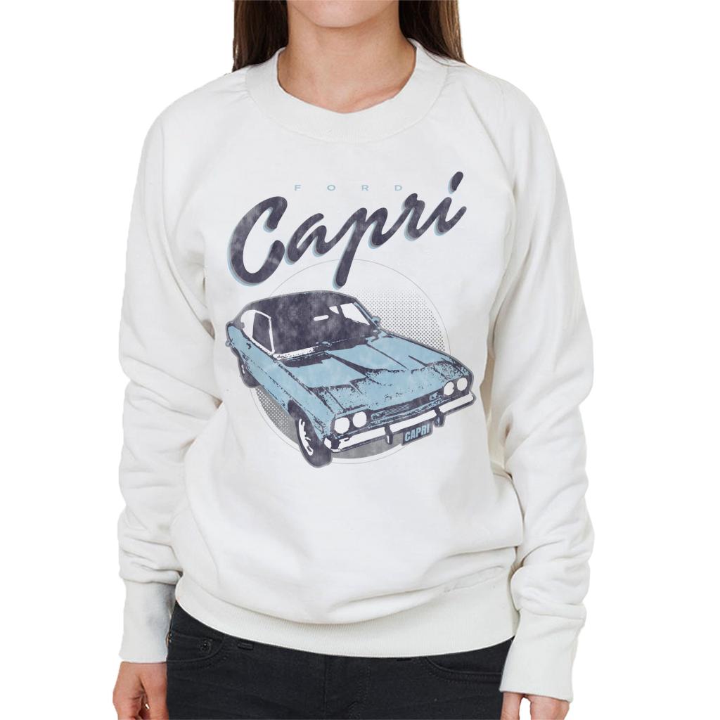 Ford Capri Women's Sweatshirt-ALL + EVERY